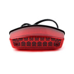 Universal 12V LED Tail Brake Light License Plate Lamp for Harley, Honda