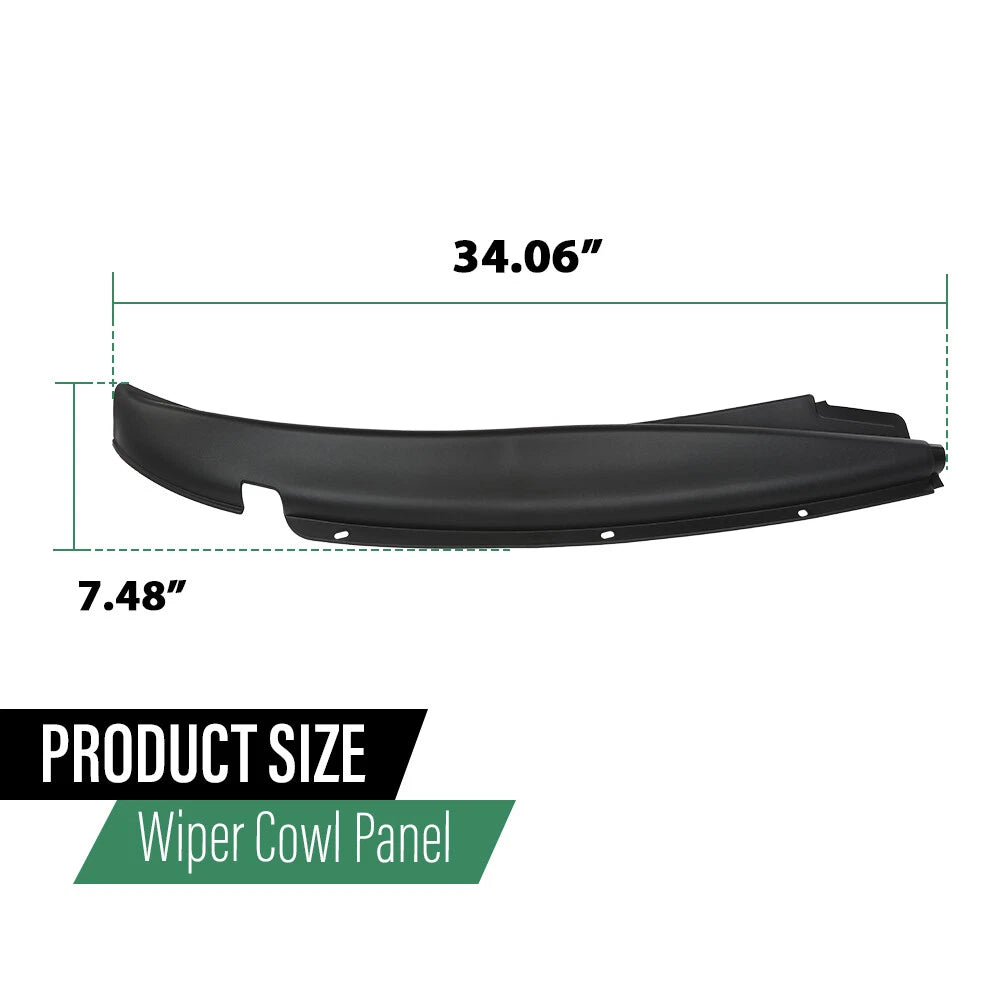 Passenger Side Windshield Wiper Cowl Cover for Chevy Express GMC Savana