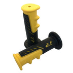 7/8" Yellow "R" Engraved Hand Grips for Kawasaki EX ZR ZRX ZX ZXR ZZR Ninja