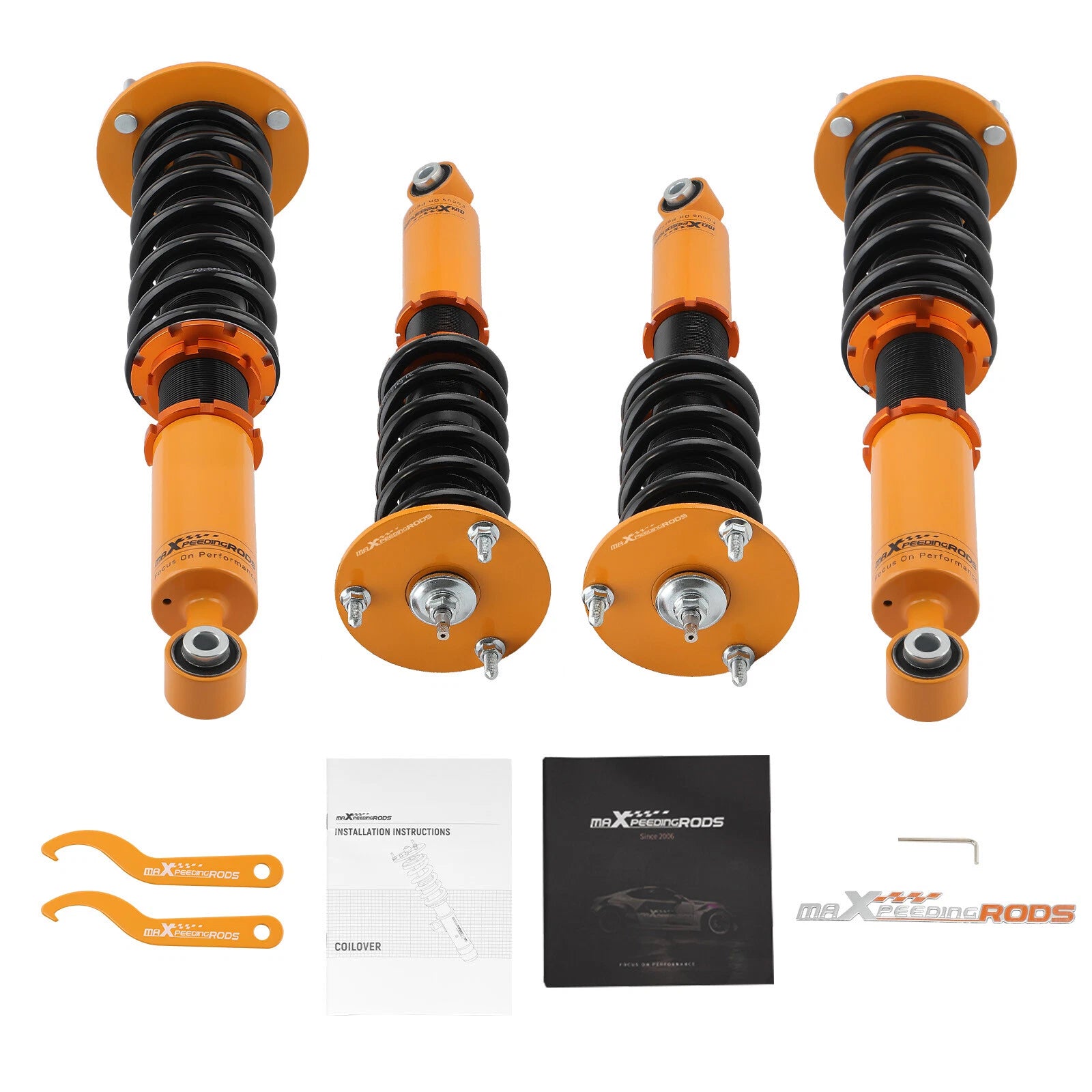 Coilover 24-Way Adjustable Damper Shocks Struts Kit for Lexus LS400 (1990–1994)