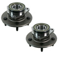 Set of 2 Moog Front Wheel Bearing Hub Kit for Ram 1500 (2000–2001) 4WD ABS