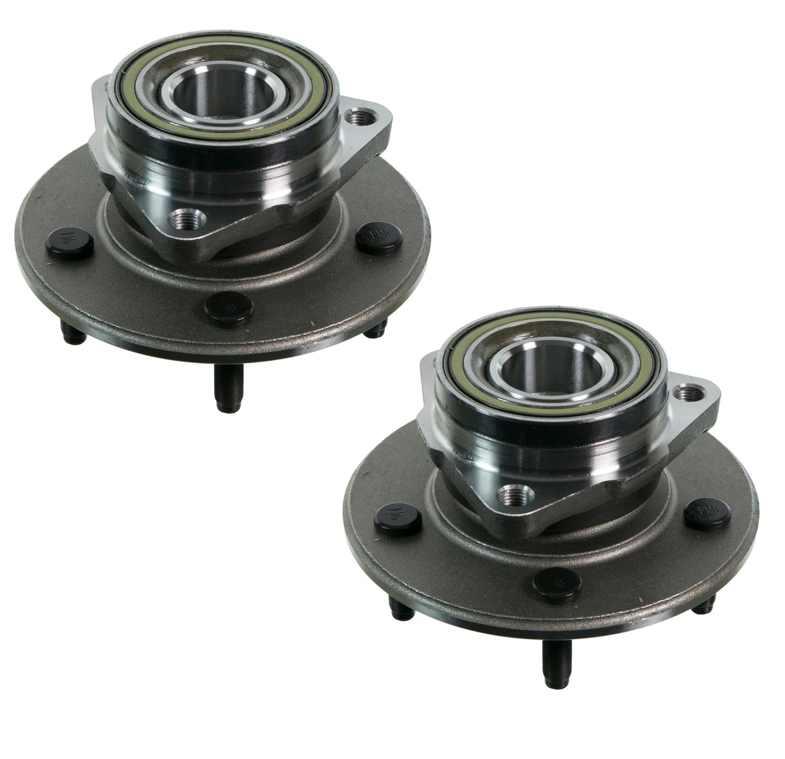 Set of 2 Moog Front Wheel Bearing Hub Kit for Ram 1500 (2000–2001) 4WD ABS