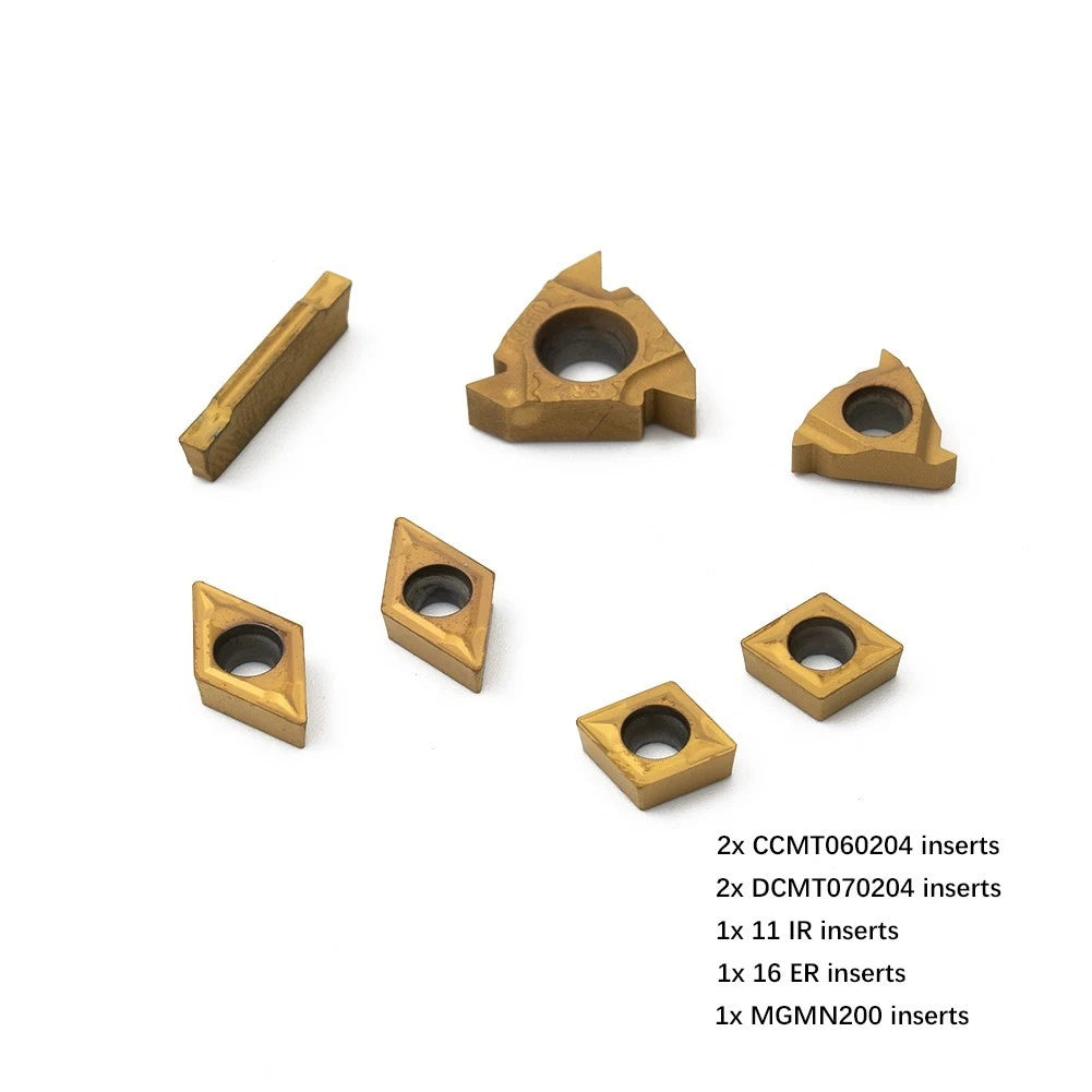 CCMT060204 Inserts for Lathe 12mm Shank Holder (Compatible with )