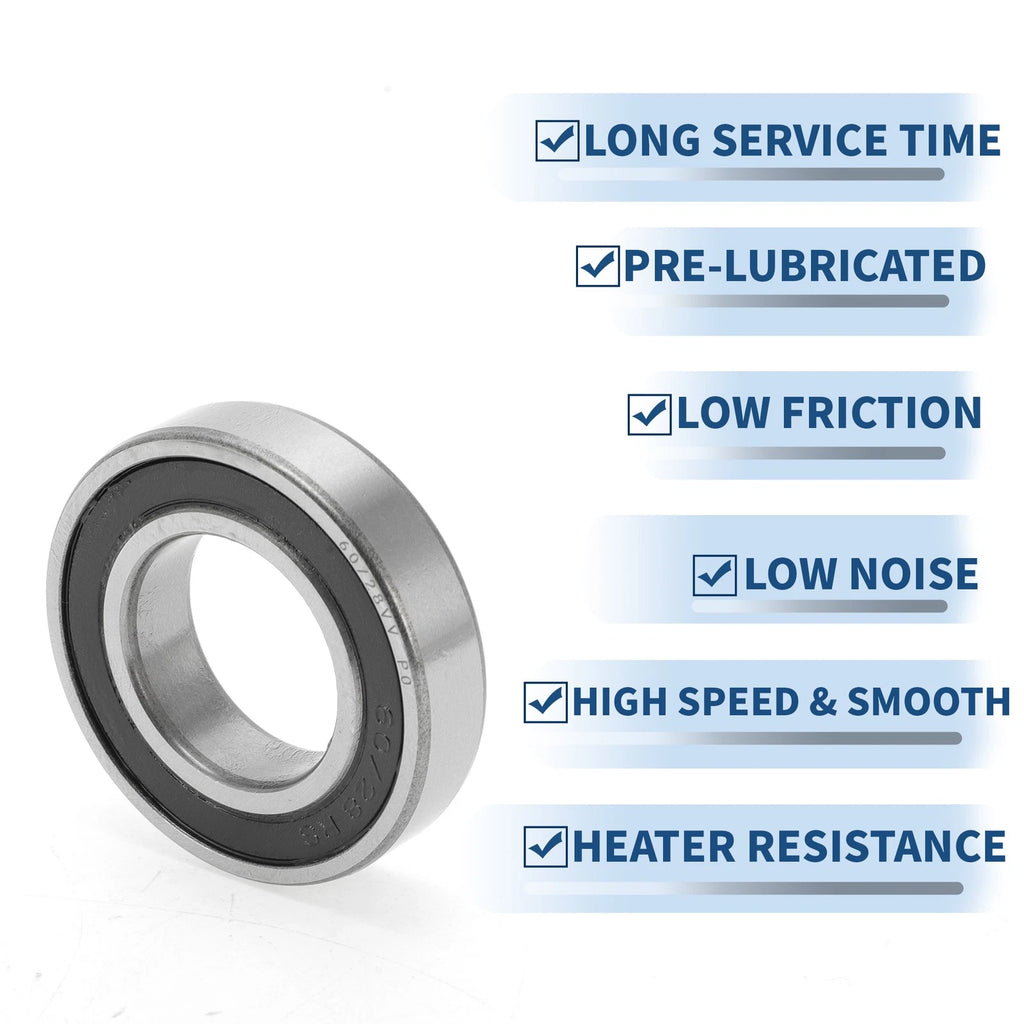 Deep Groove Ball Bearing P0 28x52x12mm for Scooter Skateboard (1 Pc)