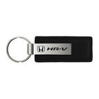 Black Leather Keychain KC1540.HRV - Officially Licensed for Honda HR-V