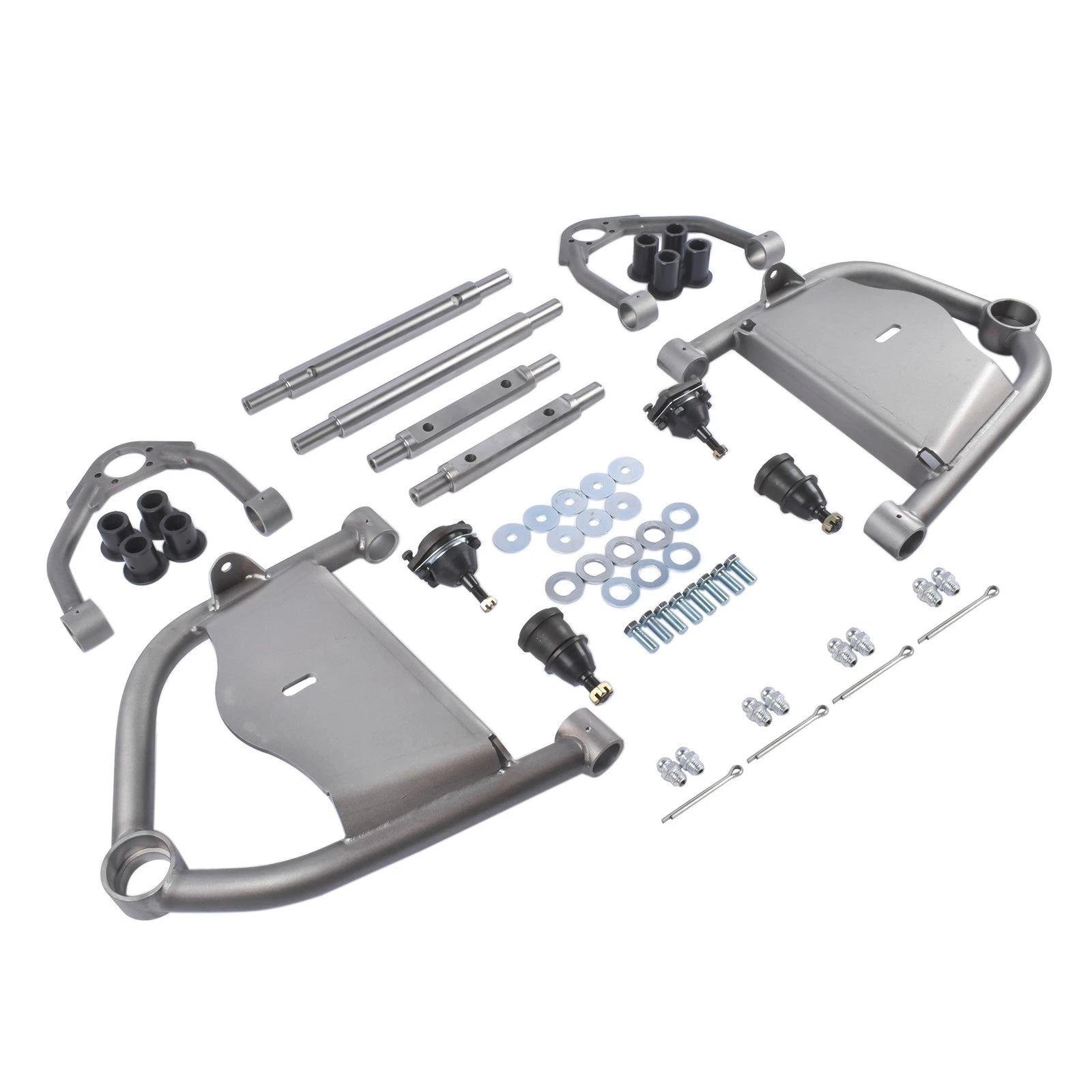 Set of 2 Front Tubular Upper Lower Control Arms for Chevy C10 Pickup (1963–1970)