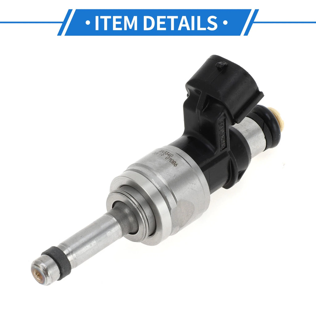 Fuel Injector No. 166006CA0B for Nissan Rogue 2021 (1 Pc, Black)