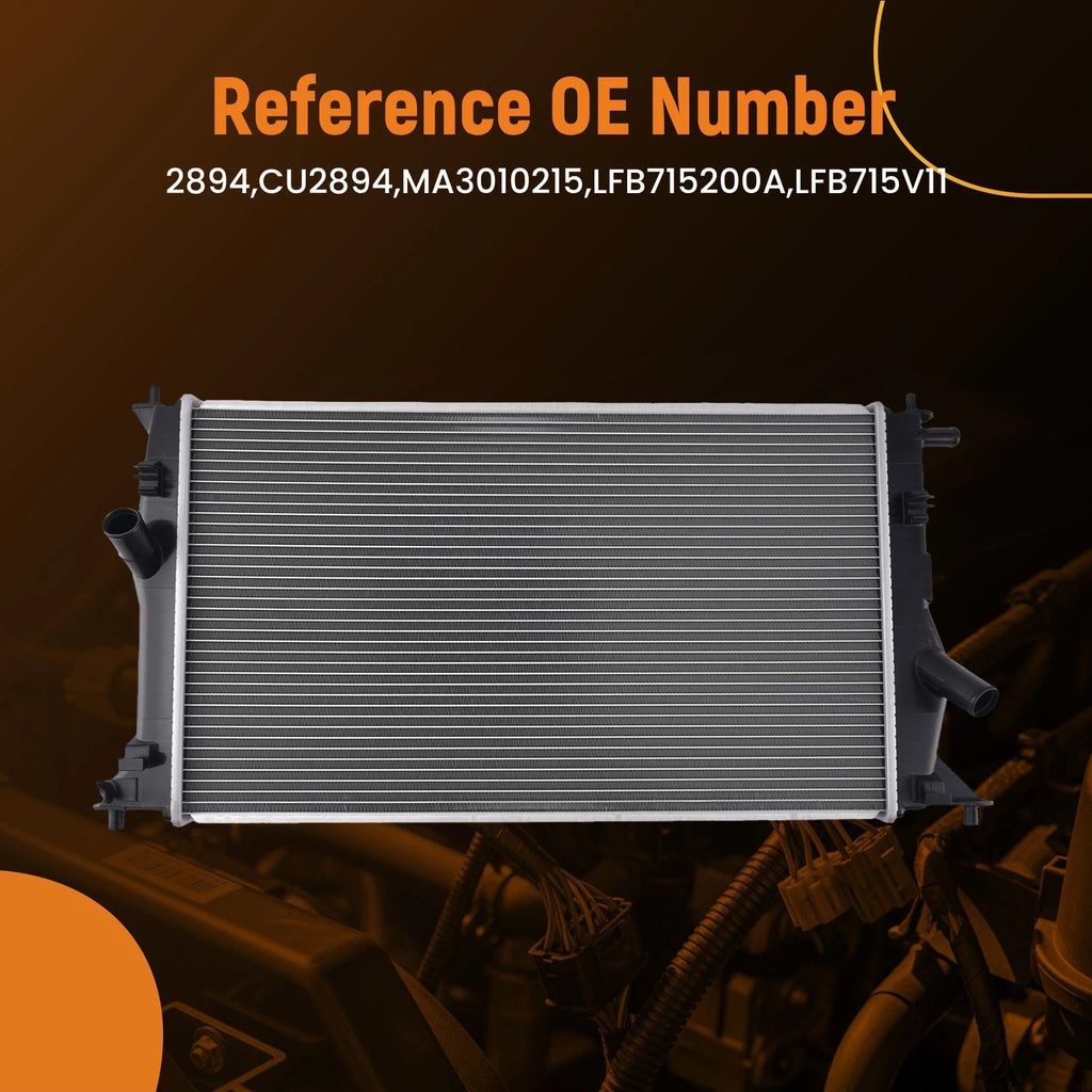 Coolant Radiator for Mazda 5 CR CW 2.0 CD (2005–2025)