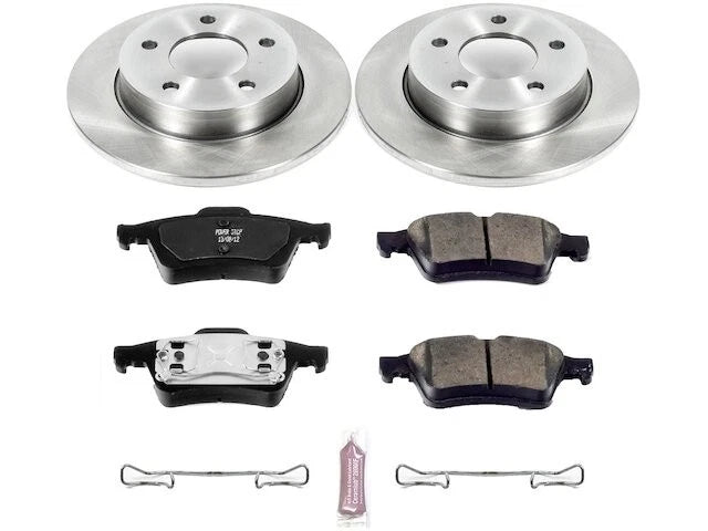 Rear Brake Pad and Rotor Kit for Mazda 3 (2004–2005) GK965VB