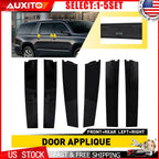 Front Rear Door Applique Gloss Black for Escalade Suburban Tahoe Yukon (2015–2020)