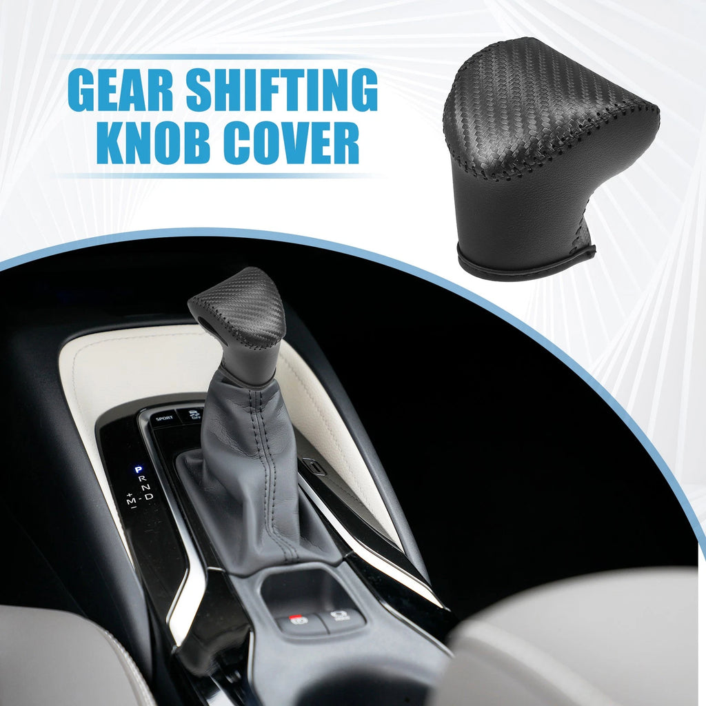 Gear Shifting Knob Cover for Kia Soul (2020–2023) Carbon Fiber Pattern 718844345873