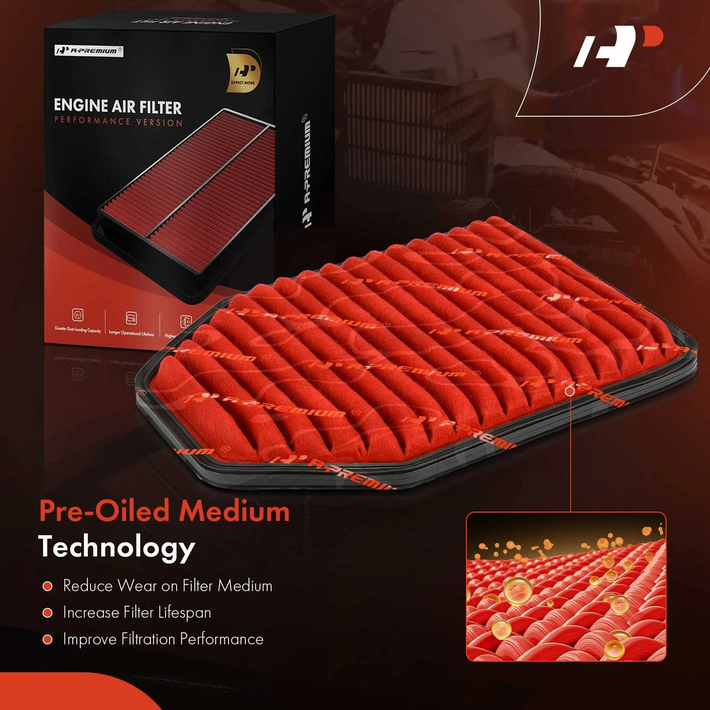 High Performance Engine Air Filter for Jeep Wrangler JK (2007-2017)