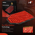 High Performance Engine Air Filter for Jeep Wrangler JK (2007-2017)