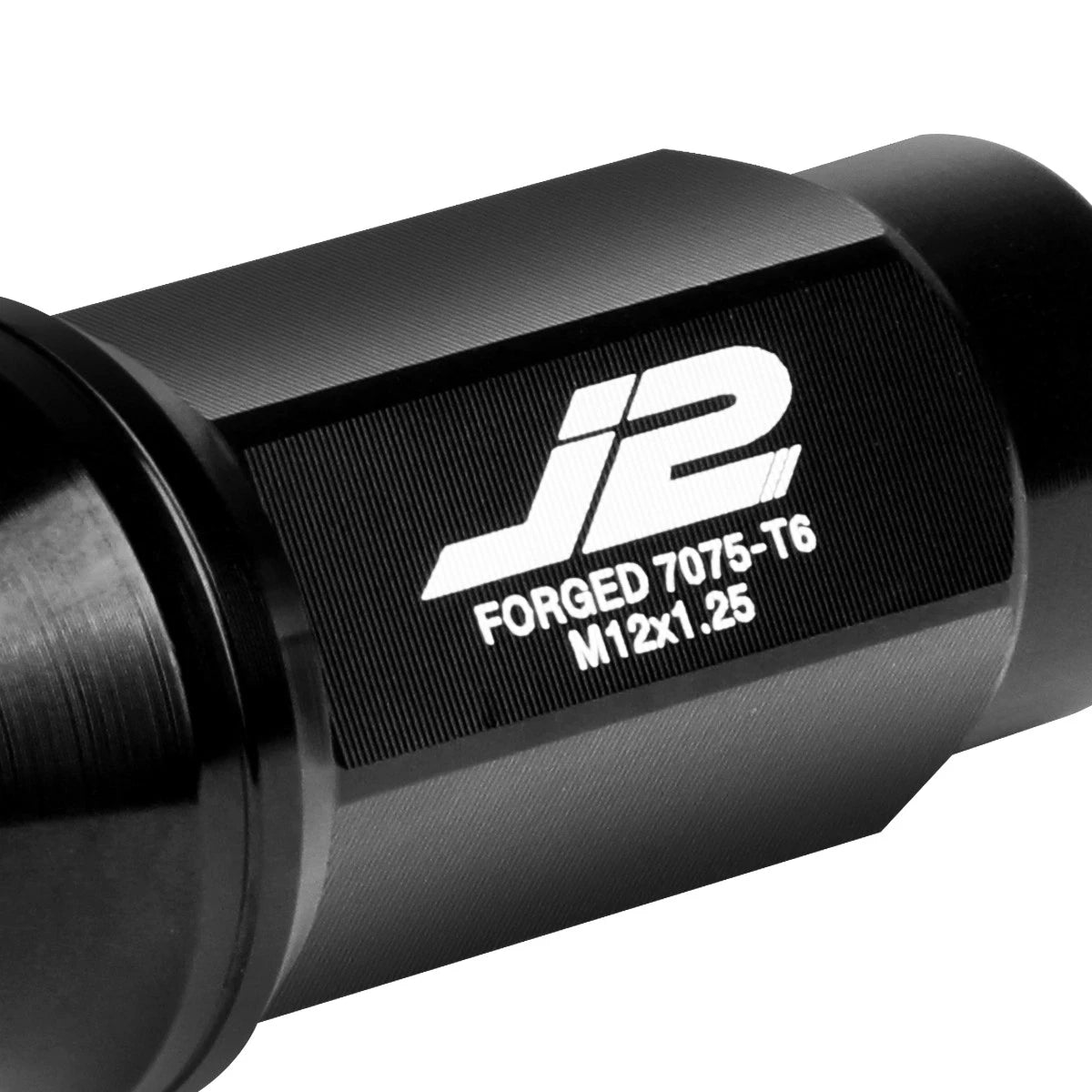 20Pcs J2 7075 Forged Aluminum M12x1.25 Close-End Lug Nut Kit w/Adapter Black