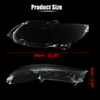 1 Pair Headlight Lens Cover for BMW M3 (2008–2013) 63117182517
