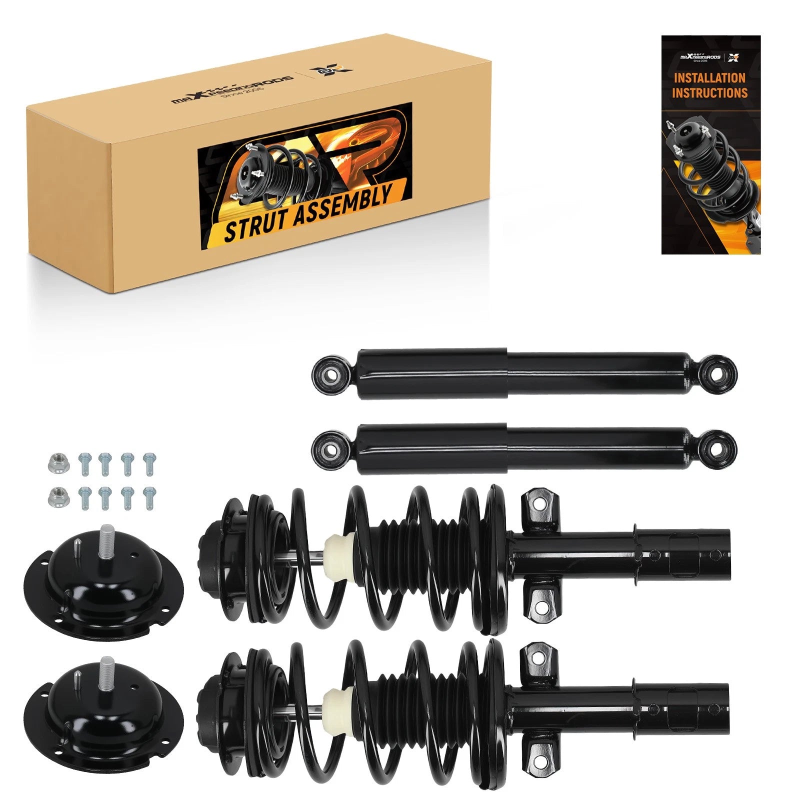 Front Complete Struts & Rear Shocks for Saturn Ion (2003–2007)