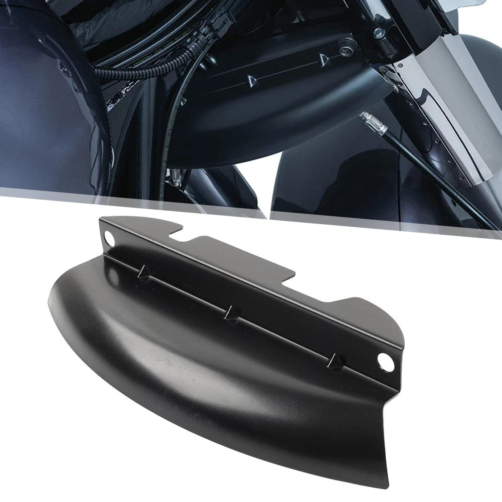 Black Lower Triple Tree Wind Deflector for Harley Road King Street Glide (2014–2023)