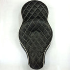 2-up Diamond Stitch Leather Seat for Harley XL883N XL883L XL883X (2005–2013)