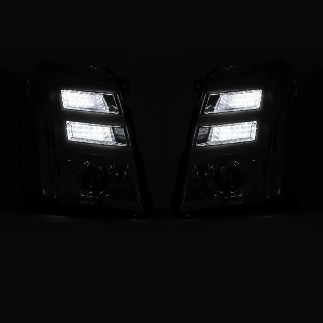 HID/Xenon LED DRL Projector Headlights for Cadillac Escalade ESV (2007–2014)