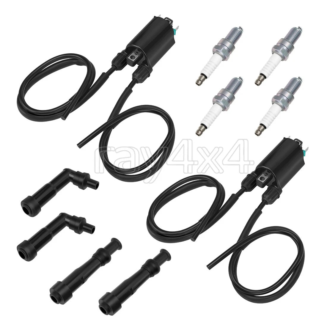 Coil Set for Honda CB750 Nighthawk (1991–2003) - Ignition Coils & Spark Plug Caps