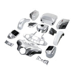 Fairing Body Work for Harley Electra Glide (2014–2024) Silver/Black Honeycomb Fade