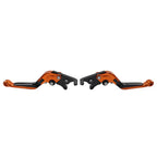 CNC Orange Extendable Brake Clutch Levers for BMW C650GT, C600 SPORT (2011-2017)
