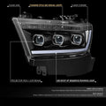 Sequential Tri-Projector LED DRL Headlight Lamps for Ram 1500 (2019–2024)