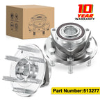 Front Wheel Hub Bearings Pair for Chevy Traverse GMC Acadia Buick Enclave (2010–2017)