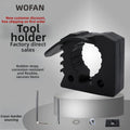 Quick Mount Rubber Tool Holder Clamp for Cars RVs ATVs Boats (3-4cm Pipes)