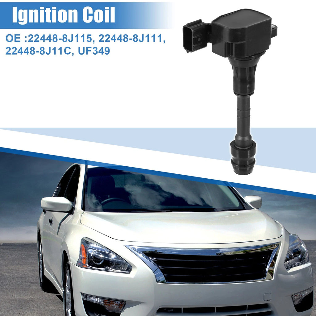Set of 6 Ignition Coils for Nissan Altima (2002–2006) 22448-8J115 22448-8J111 UF349