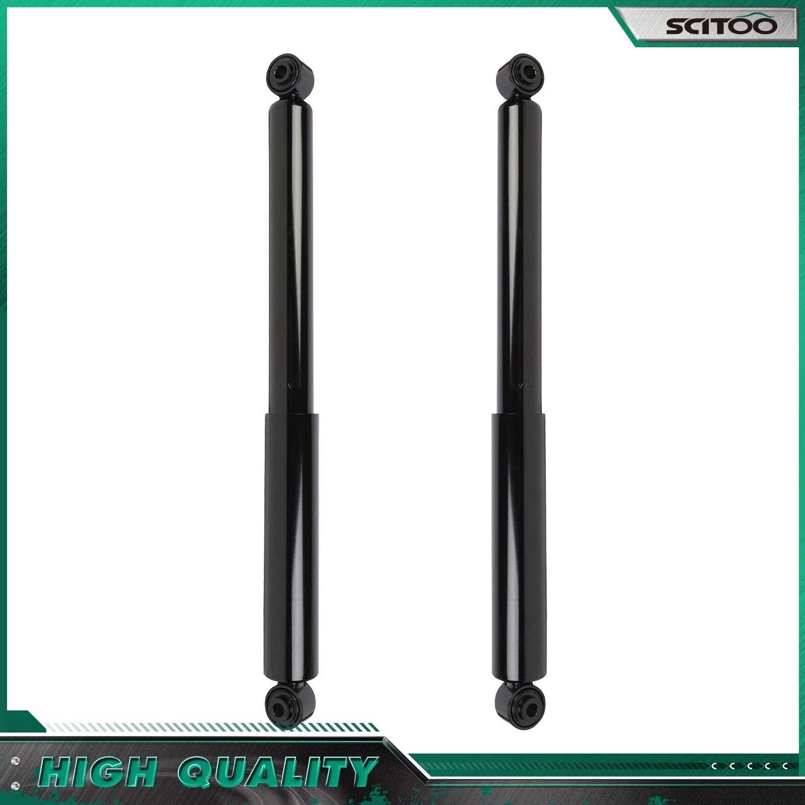 Set of 2 Rear Shocks Struts for Jeep Grand Cherokee (2005–2010)