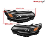 Pair Projector LED Headlights for Jeep Cherokee (2019–2023)