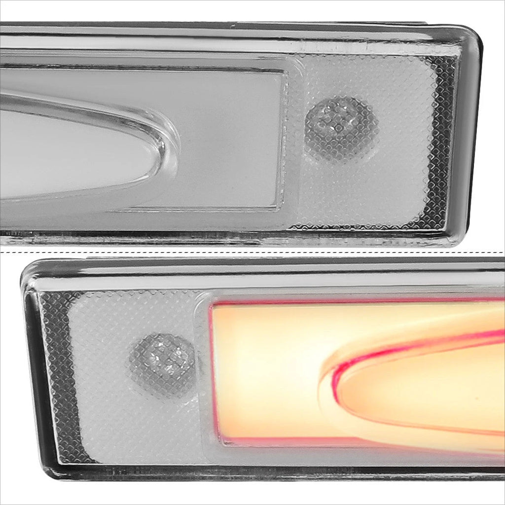 3D LED Bar 3rd Tail Brake Light for Chevy Corvette (2005–2013) Chrome