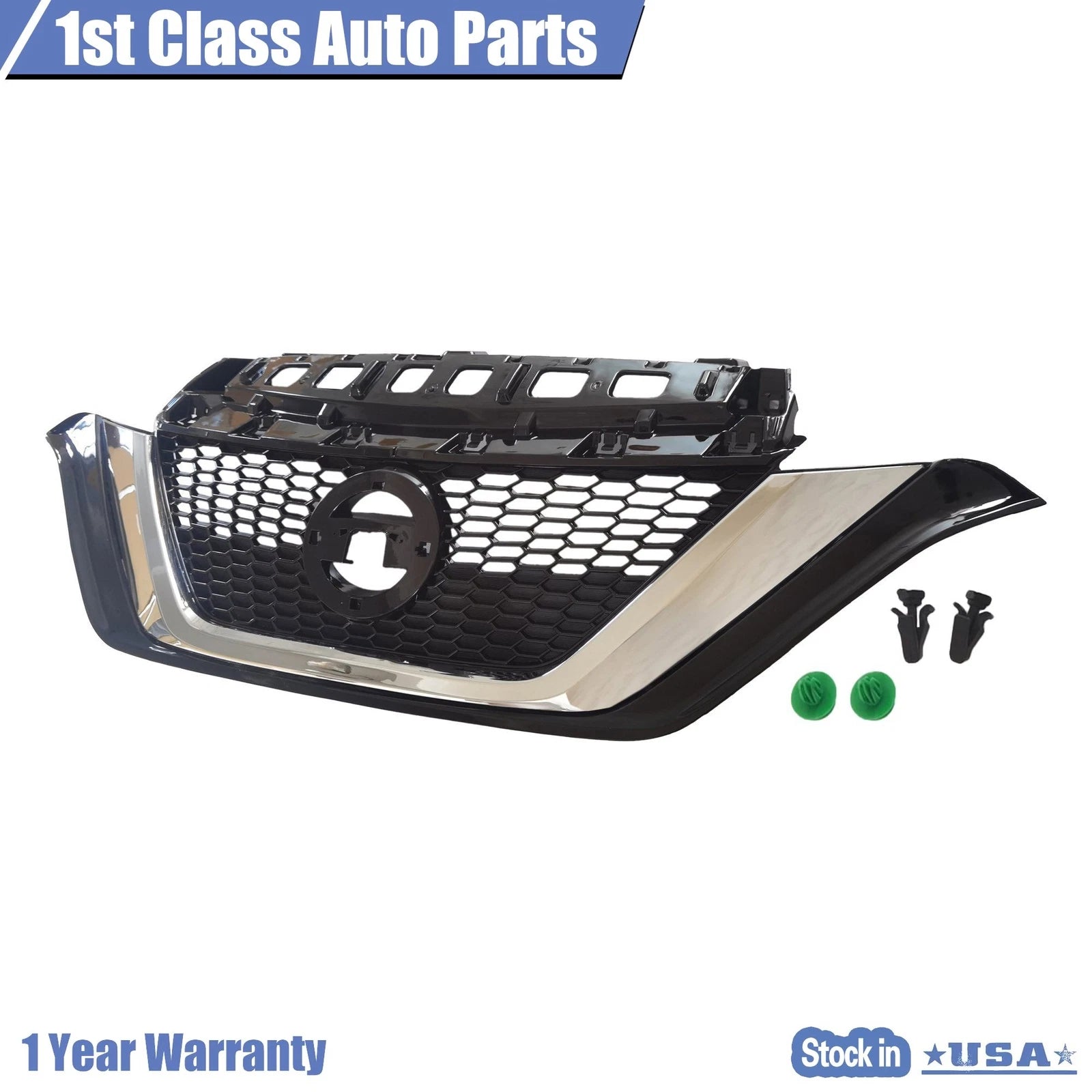 Front Upper Grille for Nissan Versa Note (2017-2019)