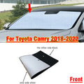Front Windshield Privacy Sunshade Cover for Toyota Camry (2018–2022)