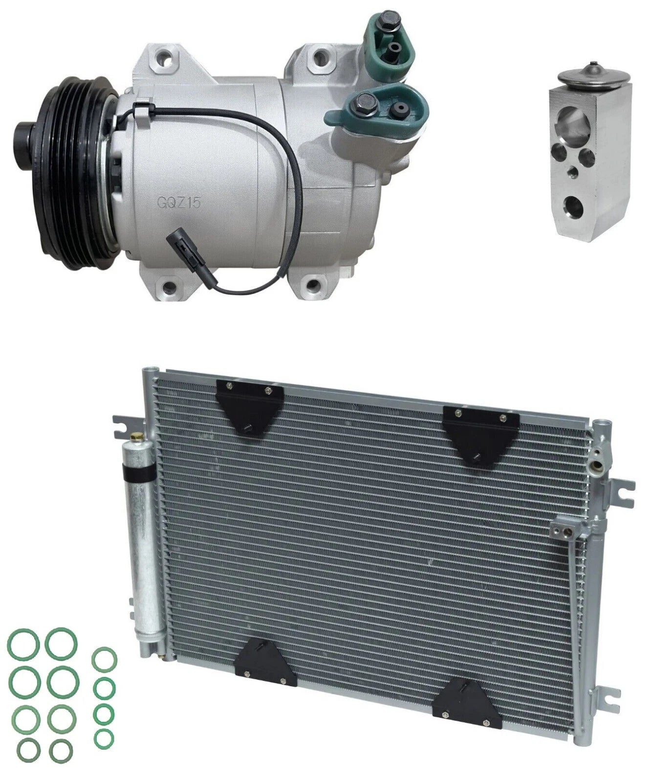 AC Compressor Kit With Condenser for Suzuki XL-7 2.7L (2003–2009)