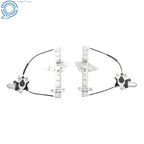 Set of 2 Rear Left+Right Power Window Regulators w/ Motor for Chevrolet Impala (2000–2005)