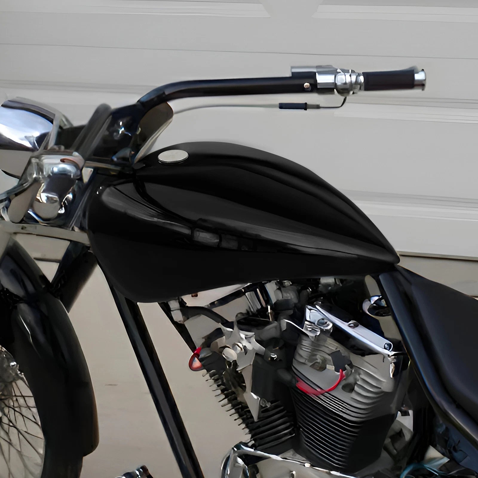5" Stretched Fuel Gas Tank Cap for Harley Street Glide