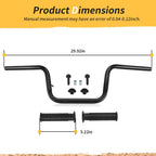 Heavy Duty Handlebar & Grips for Honda Rubicon 500 TRX500FA TRX500FGA (2005–2007)