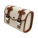 Saddlebag Side Storage Tool Bag for Motorcycle (Universal, White)