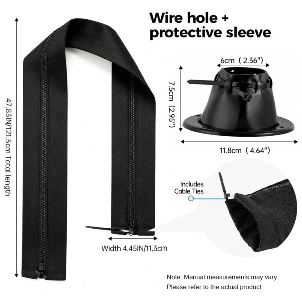 Marine Grade Wire Harness Sleeve for Trolling Motor Cables (Waterproof)