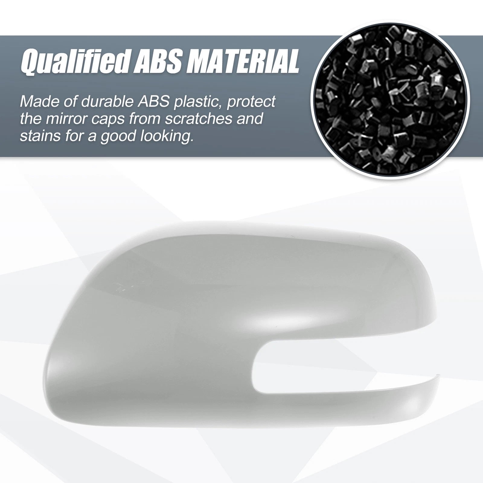 Left Side Mirror Cover Cap for Toyota Camry (2006–2011) Gray