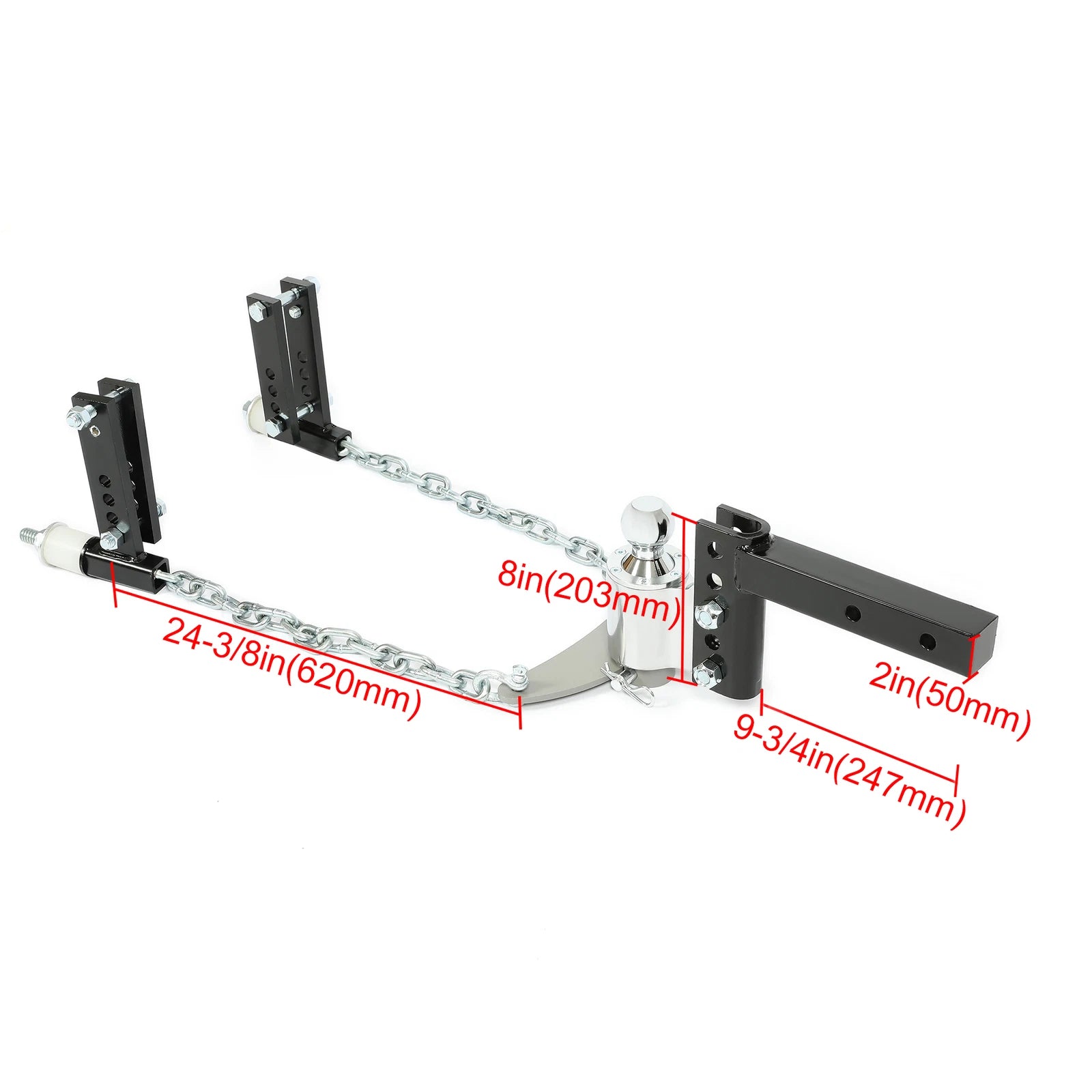 14000lbs Weight Distribution Hitch for Trucks (w/ Sway Control, 2-5/16" Ball)