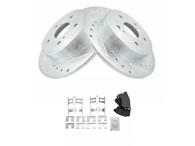 Rear Brake Pad and Rotor Kit for Suzuki SX4 (2007–2013) RT259JW