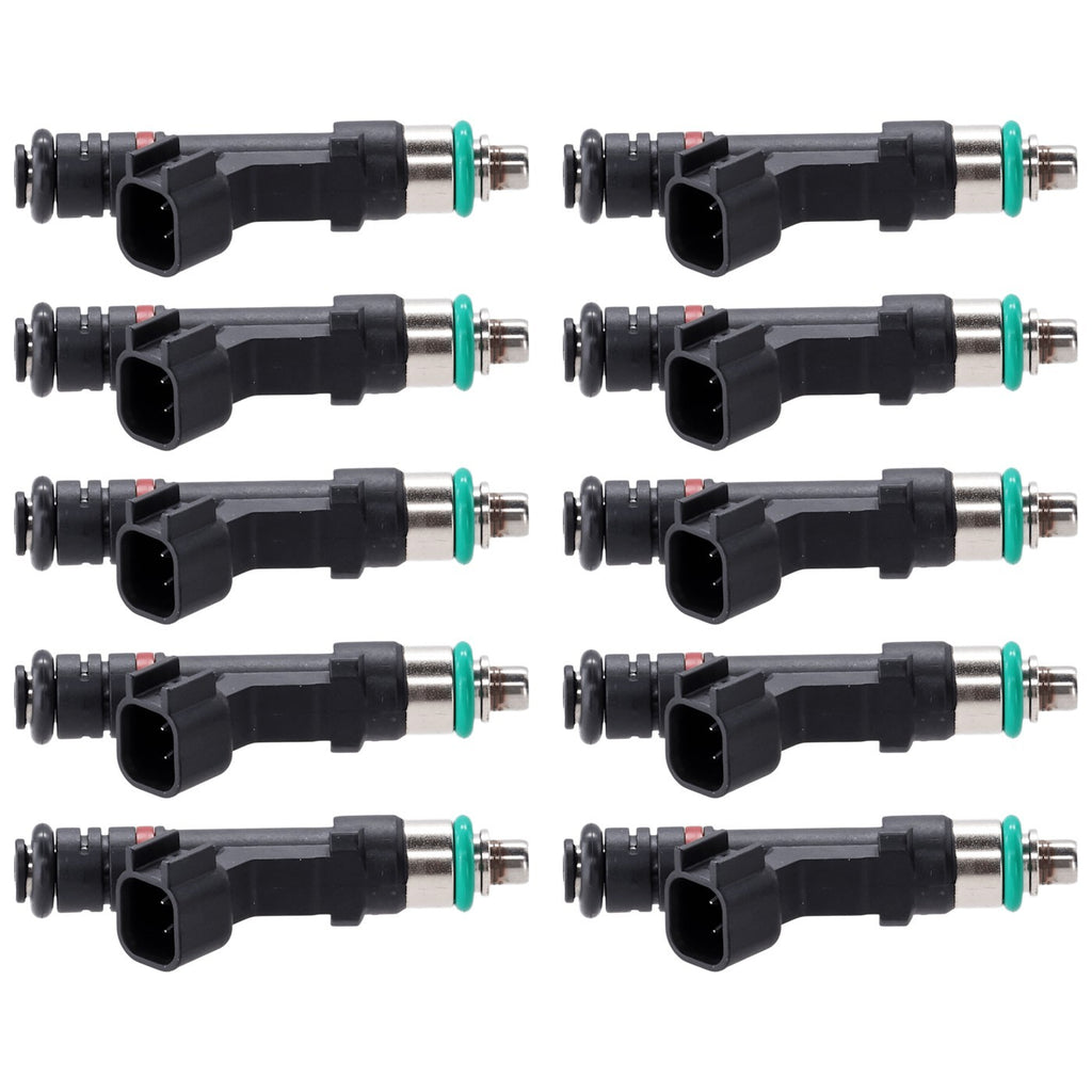 Set of 10 Fuel Injectors for Ford E350 Van E450 Super Duty