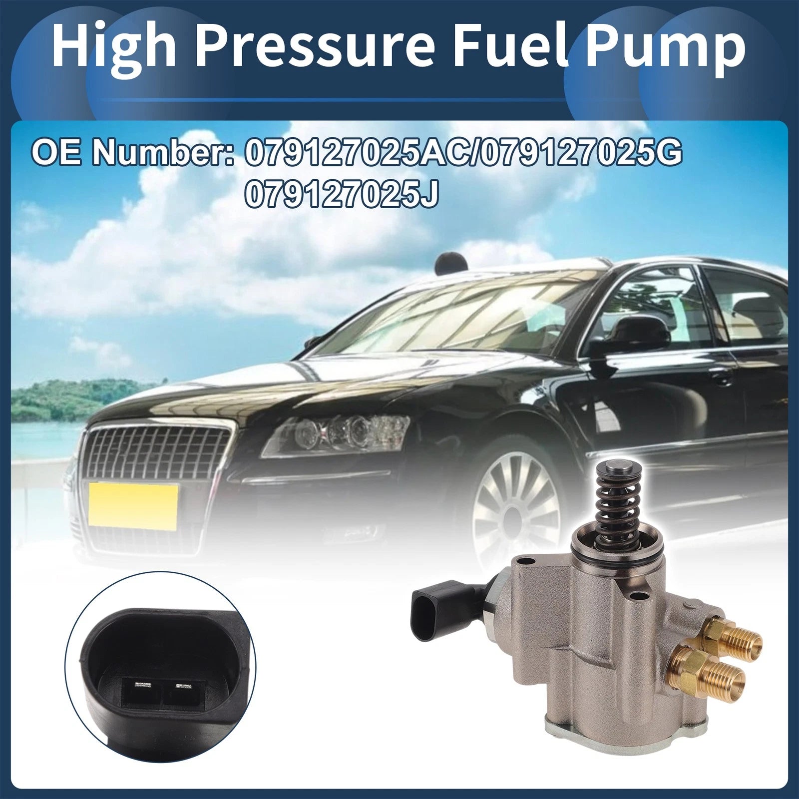 High Pressure Fuel Pump for Audi A6 Quattro (2010–2011) Q7 (2009–2010) 4.2L No. 079127025AC