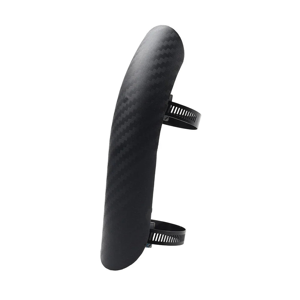 Universal Exhaust Muffler Pipe Heat Shield Cover for Motor - Matte Black