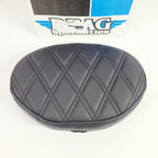 Sissy Bar Pad for Harley Touring (Drag Specialties, Double Diamond, Black Stitch)