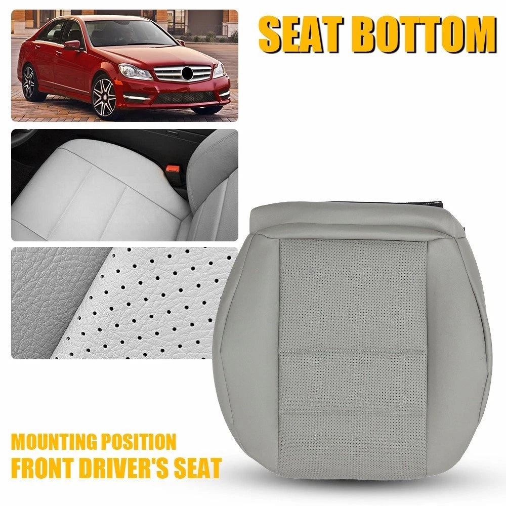 Perforated Leather Seat Covers for Mercedes Benz C250 C300 C350 (2008–2014)