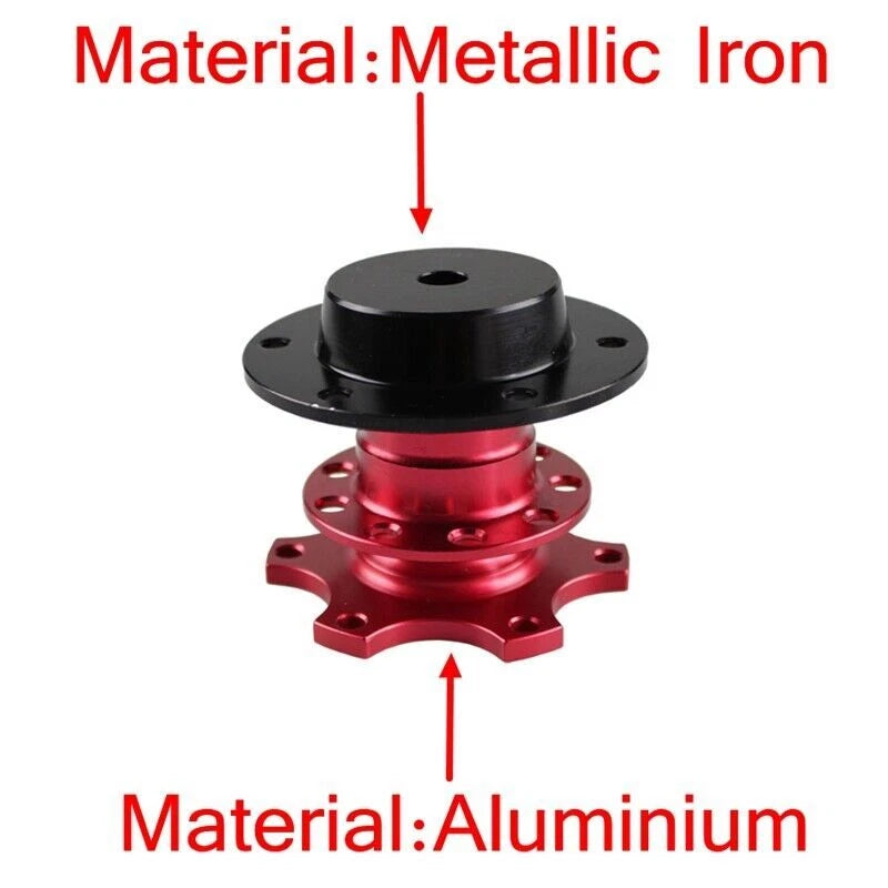 Quick Release Steering Wheel Hub Adapter for Universal Sports Cars